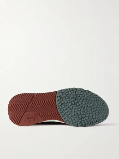 Brunello Cucinelli Leather-Trimmed Stretch-Knit Sneakers - Men | Thumbnail 6 Brunello Cucinelli Leather-Trimmed Stretch-Knit Sneakers - Men | Thumbnail 6