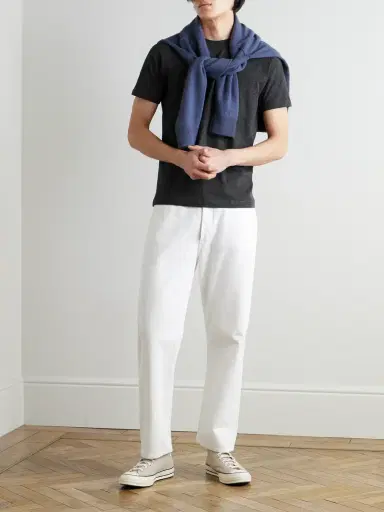 Sunspel Riviera Organic Cotton-Jersey T-Shirt - Men | Thumbnail 2