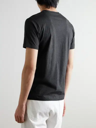 Sunspel Riviera Organic Cotton-Jersey T-Shirt - Men | Thumbnail 4