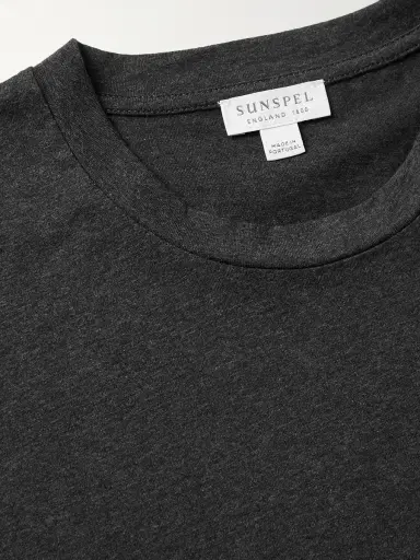 Sunspel Riviera Organic Cotton-Jersey T-Shirt - Men | Thumbnail 5
