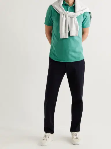 Loro Piana Cotton-Piqué Polo Shirt - Men | Thumbnail 2