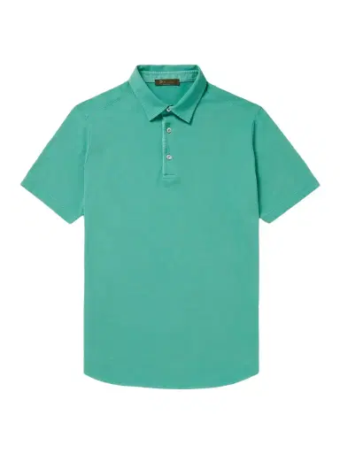 Loro Piana Cotton-Piqué Polo Shirt - Men | Thumbnail 1