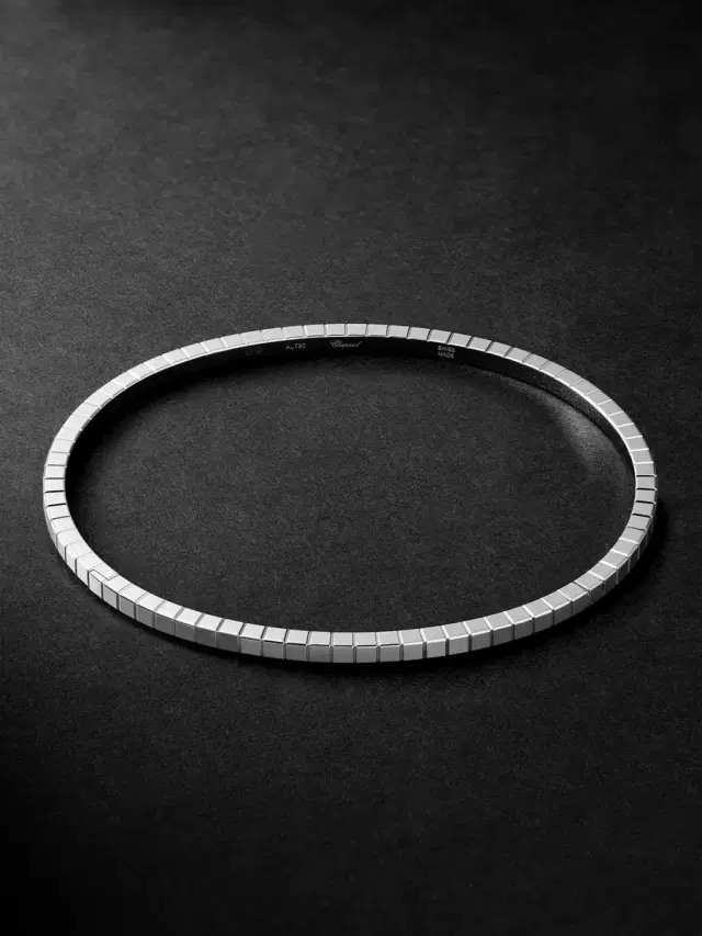 Ice Cube 18-Karat White Gold Bracelet - Men