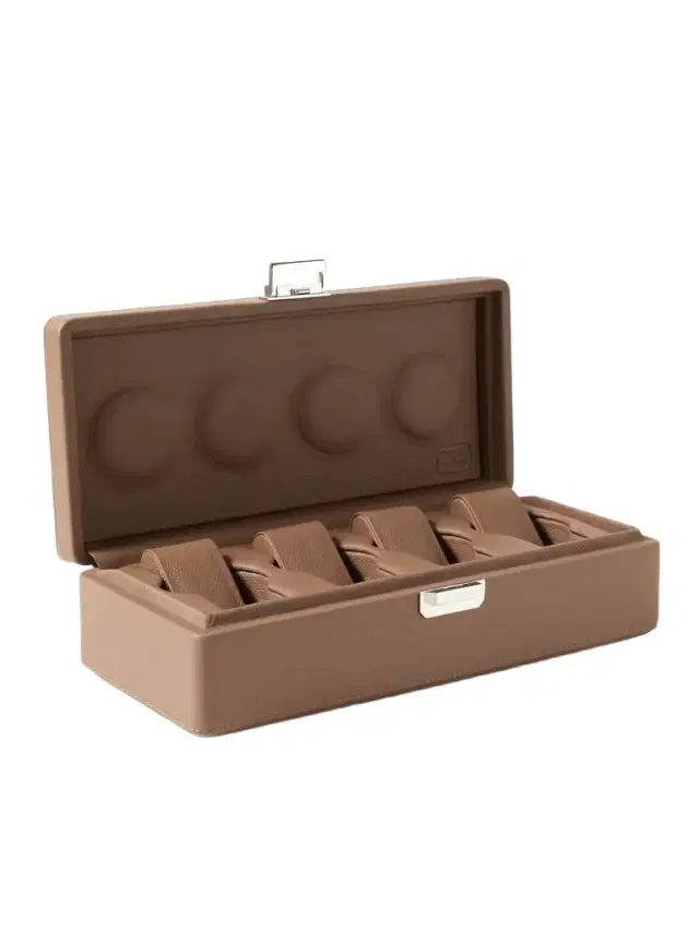 Scatola del Tempo Valigetta 4 Full-Grain Leather Watch Box - Men
