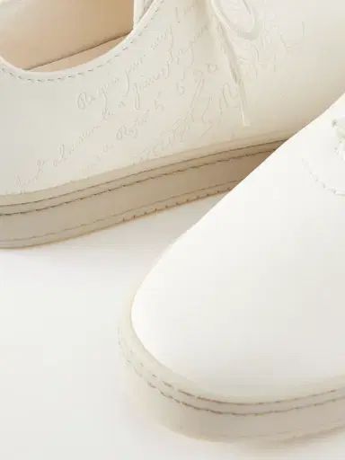 Berluti Eden Scritto Leather Sneakers - Men | Thumbnail 5