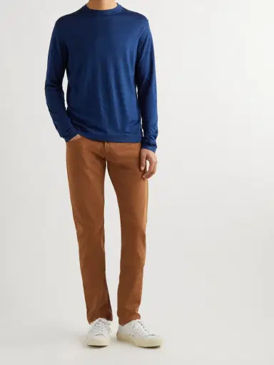 Loro Piana Straight-Leg Garment-Dyed Jeans - Men | Thumbnail 2