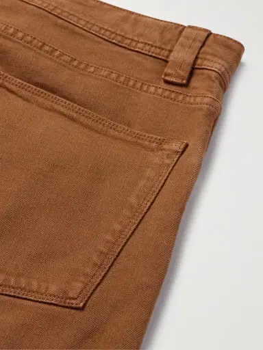 Loro Piana Straight-Leg Garment-Dyed Jeans - Men | Thumbnail 4
