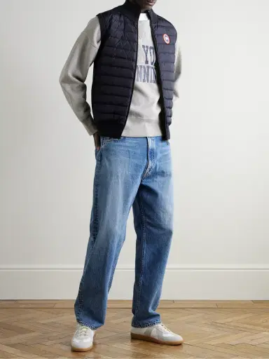 Canada Goose HyBridge Slim-Fit Merino Wool and Quilted Nylon Down Gilet - Men | Thumbnail 2 Canada Goose HyBridge Slim-Fit Merino Wool and Quilted Nylon Down Gilet - Men | Thumbnail 2