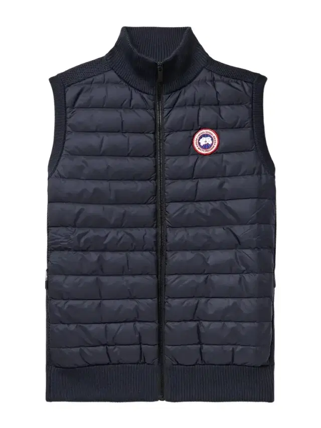 Canada Goose HyBridge Slim-Fit Merino Wool and Quilted Nylon Down Gilet - Men