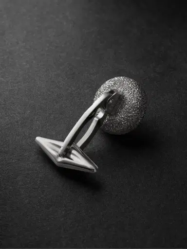 Carolina Bucci Florentine Finish Blackened Gold Cufflinks - Men | Thumbnail 3