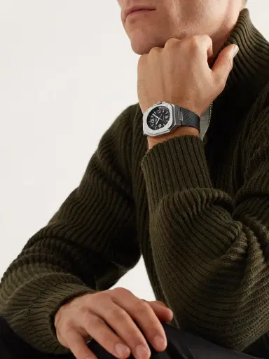 Bell & Ross BR 05 Automatic GMT Stainless Steel Watch, Ref. BR05G-BL-ST/SRB - Men | Thumbnail 2 Bell & Ross BR 05 Automatic GMT Stainless Steel Watch, Ref. BR05G-BL-ST/SRB - Men | Thumbnail 2