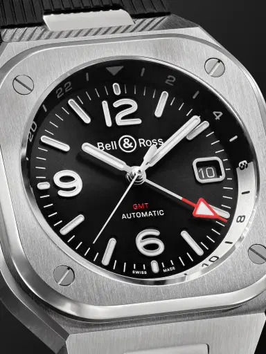 Bell & Ross BR 05 Automatic GMT Stainless Steel Watch, Ref. BR05G-BL-ST/SRB - Men | Thumbnail 6 Bell & Ross BR 05 Automatic GMT Stainless Steel Watch, Ref. BR05G-BL-ST/SRB - Men | Thumbnail 6