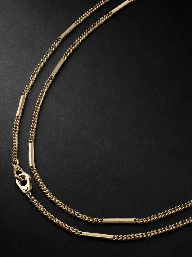 Foundrae 18-Karat Gold Chain Necklace - Men