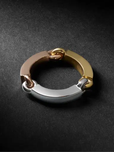 MAOR The Perihelion 18-Karat White, Yellow and Rose Gold Ring - Men | Thumbnail 3