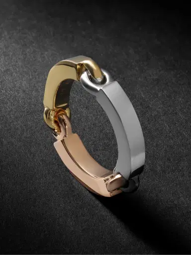 MAOR The Perihelion 18-Karat White, Yellow and Rose Gold Ring - Men | Thumbnail 1