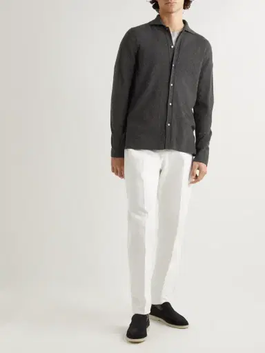 Stòffa Cashmere Shirt - Men | Thumbnail 2 Stòffa Cashmere Shirt - Men | Thumbnail 2