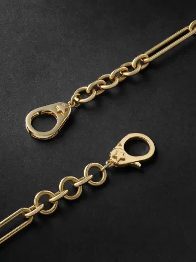 Foundrae Sister Hook 18-Karat Gold Necklace - Men | Thumbnail 3