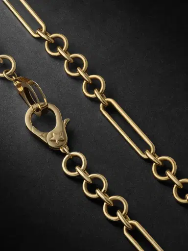 Foundrae Sister Hook 18-Karat Gold Necklace - Men | Thumbnail 4