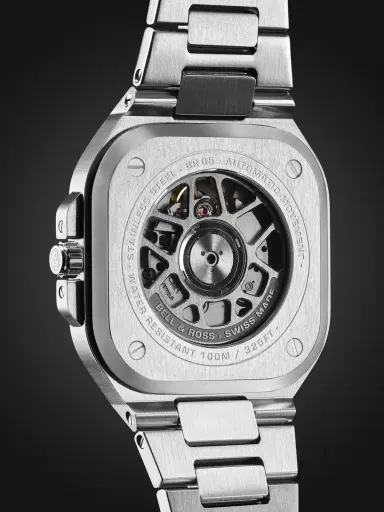 Bell & Ross BR 05 Automatic Stainless Steel and Diamond Watch, Ref. BR05A-BL-STFLD/SST - Men | Thumbnail 5 Bell & Ross BR 05 Automatic Stainless Steel and Diamond Watch, Ref. BR05A-BL-STFLD/SST - Men | Thumbnail 5