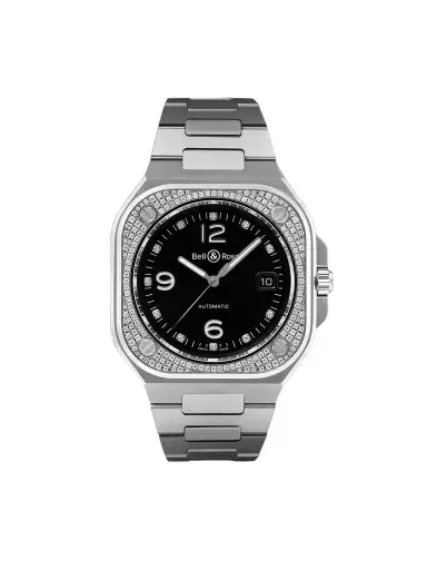 Bell & Ross BR 05 Automatic Stainless Steel and Diamond Watch, Ref. BR05A-BL-STFLD/SST - Men | Thumbnail 1 Bell & Ross BR 05 Automatic Stainless Steel and Diamond Watch, Ref. BR05A-BL-STFLD/SST - Men | Thumbnail 1