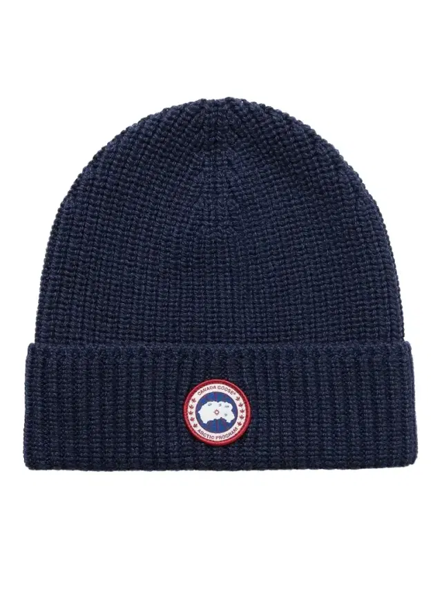 Canada Goose Logo-Appliquéd Ribbed Wool Beanie - Men