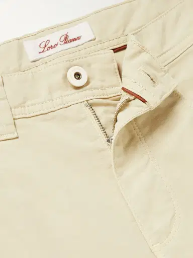 Loro Piana Slim-Fit Garment-Dyed Cotton-Blend Trousers - Men | Thumbnail 6 Loro Piana Slim-Fit Garment-Dyed Cotton-Blend Trousers - Men | Thumbnail 6