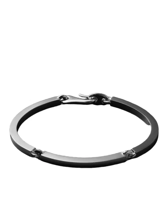 The Perihelion White Gold Bracelet - Men