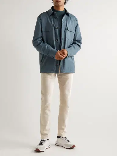 Loro Piana Slim-Fit Garment-Dyed Jeans - Men | Thumbnail 2