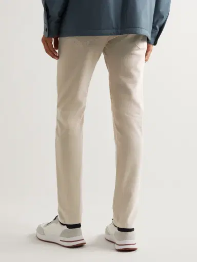 Loro Piana Slim-Fit Garment-Dyed Jeans - Men | Thumbnail 3