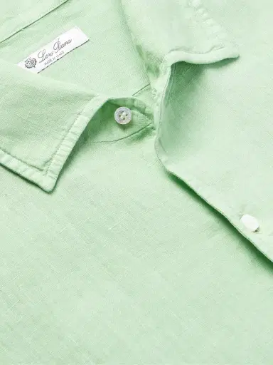 Loro Piana André Garment-Dyed Linen Shirt - Men | Thumbnail 4