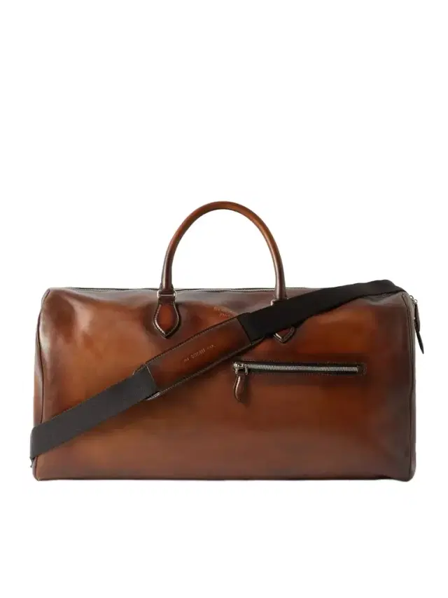 Jour Off Scritto Venezia Leather Duffle Bag - Men