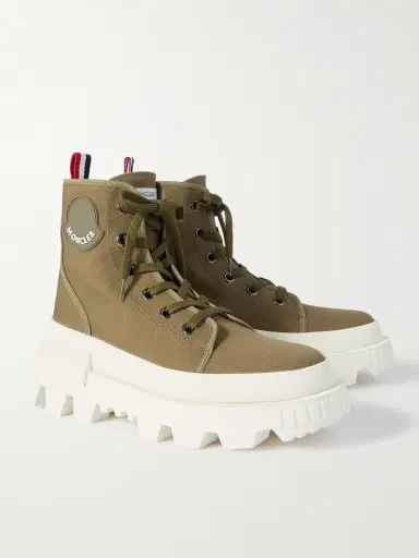 Moncler Desertyx Rubber-Trimmed Canvas Boots - Men | Thumbnail 4 Moncler Desertyx Rubber-Trimmed Canvas Boots - Men | Thumbnail 4