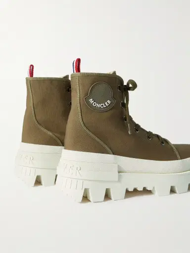 Moncler Desertyx Rubber-Trimmed Canvas Boots - Men | Thumbnail 5 Moncler Desertyx Rubber-Trimmed Canvas Boots - Men | Thumbnail 5