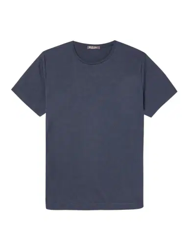 Loro Piana Slim-Fit Silk and Cotton-Blend Jersey T-Shirt - Men | Thumbnail 1