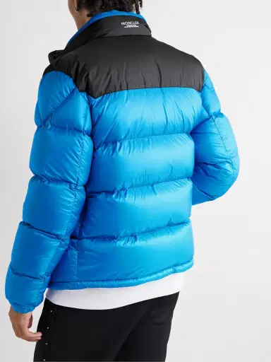Moncler Peuplier Logo-Appliquéd Quilted Shell and Ripstop Down Hooded Jacket - Men | Thumbnail 3 Moncler Peuplier Logo-Appliquéd Quilted Shell and Ripstop Down Hooded Jacket - Men | Thumbnail 3