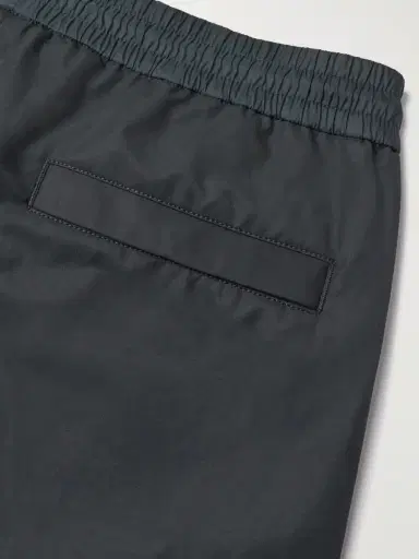 Moncler Straight-Leg Logo-Print Cotton-Blend Shell Track Pants - Men | Thumbnail 4