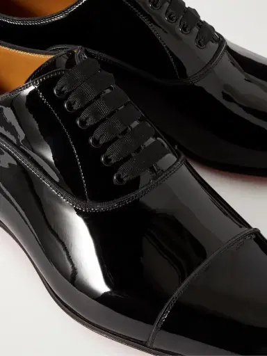 Christian Louboutin Greggo Patent-Leather Oxford Shoes - Men | Thumbnail 5 Christian Louboutin Greggo Patent-Leather Oxford Shoes - Men | Thumbnail 5
