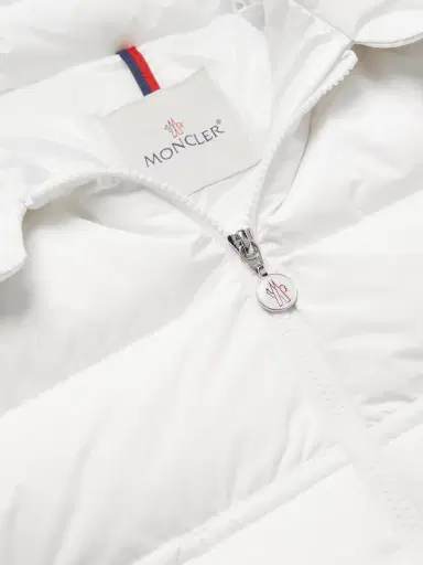 Moncler Fleole Logo-Print Striped Quilted Shell Hooded Down Jacket - Men | Thumbnail 4 Moncler Fleole Logo-Print Striped Quilted Shell Hooded Down Jacket - Men | Thumbnail 4