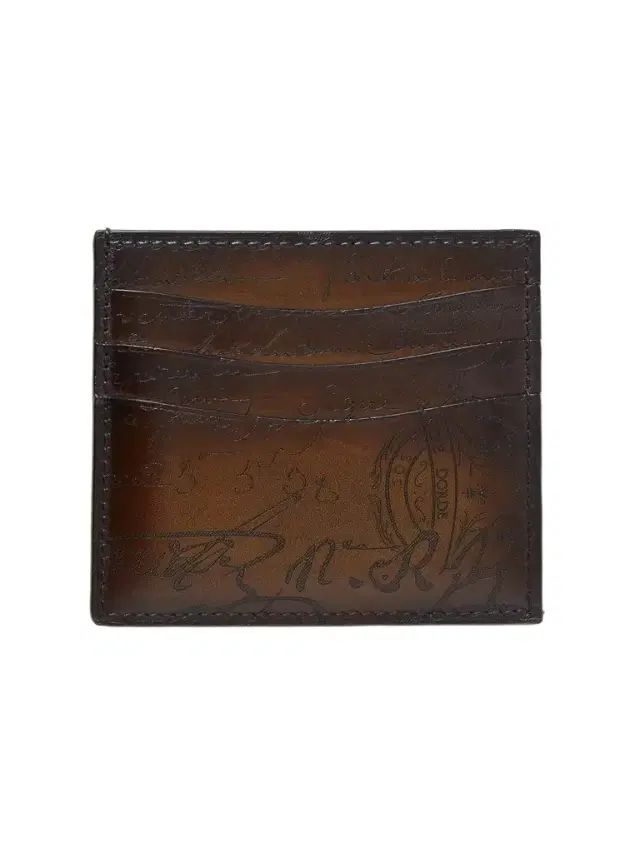 Bambou Scritto Venezia Leather Cardholder - Men