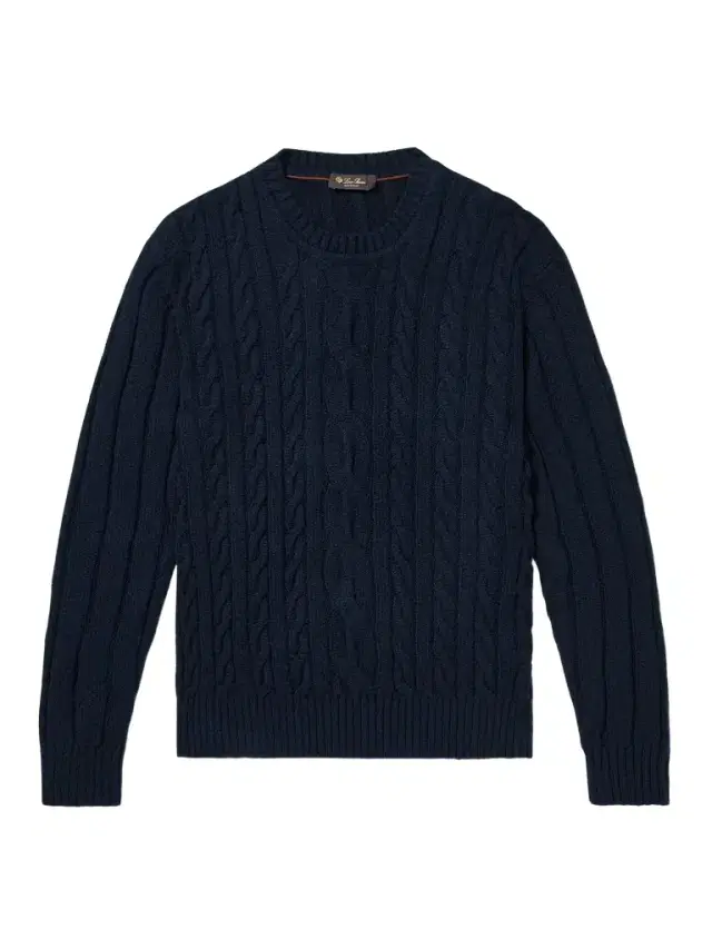 Loro Piana Slim-Fit Cable-Knit Cotton Sweater - Men