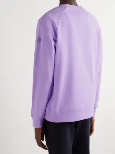 Moncler Genius 2 Moncler 1952 Logo-Flocked Cotton-Jersey Sweatshirt - Men | Thumbnail 3 Moncler Genius 2 Moncler 1952 Logo-Flocked Cotton-Jersey Sweatshirt - Men | Thumbnail 3