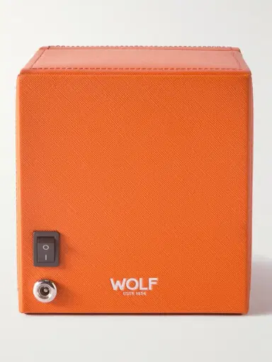Wolf Cub Pebble-Grain Vegan Leather Watch Winder - Men | Thumbnail 2