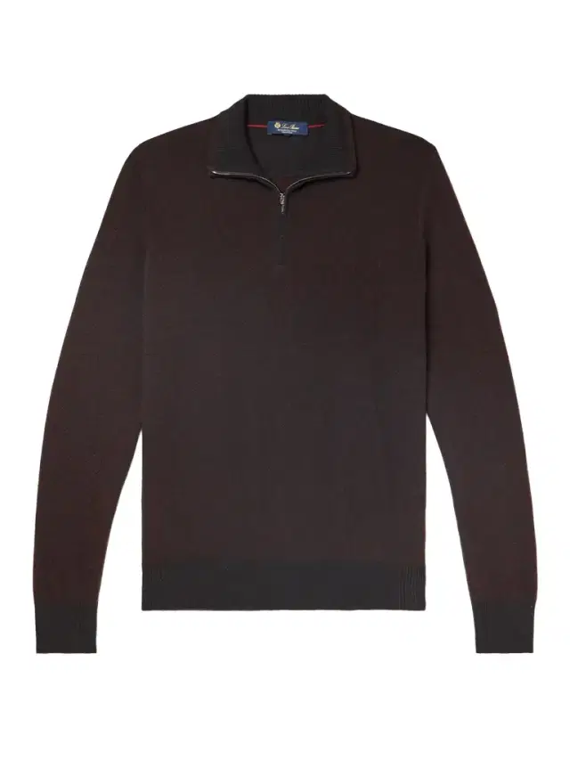 Loro Piana Roadster Slim-Fit Striped Cashmere Half-Zip Sweater - Men
