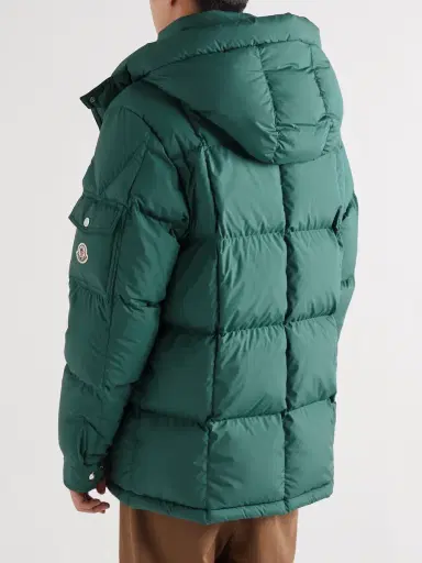 Moncler Mariveles Logo-Appliquéd Quilted Shell Hooded Down Jacket - Men | Thumbnail 3 Moncler Mariveles Logo-Appliquéd Quilted Shell Hooded Down Jacket - Men | Thumbnail 3