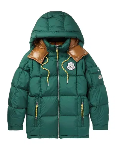 Moncler Mariveles Logo-Appliquéd Quilted Shell Hooded Down Jacket - Men | Thumbnail 1 Moncler Mariveles Logo-Appliquéd Quilted Shell Hooded Down Jacket - Men | Thumbnail 1
