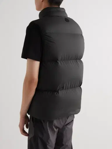 Moncler Logo-Print Quilted Nylon Down Gilet - Men | Thumbnail 3 Moncler Logo-Print Quilted Nylon Down Gilet - Men | Thumbnail 3