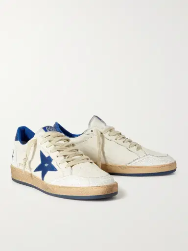 Golden Goose Ball Star Distressed Leather Sneakers - Men | Thumbnail 3 Golden Goose Ball Star Distressed Leather Sneakers - Men | Thumbnail 3