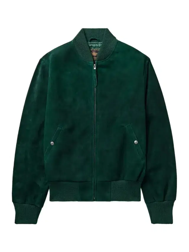 Suede Bomber Jacket - Men