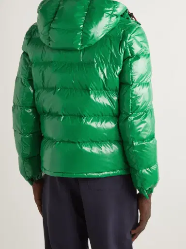 Moncler Genius 2 Moncler 1952 Haggi Logo-Appliquéd Quilted Recycled Glossed-Shell Hooded Down Jacket - Men | Thumbnail 3 Moncler Genius 2 Moncler 1952 Haggi Logo-Appliquéd Quilted Recycled Glossed-Shell Hooded Down Jacket - Men | Thumbnail 3