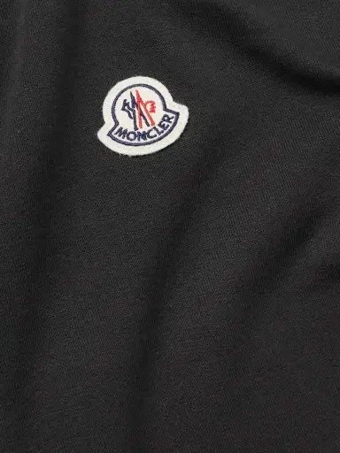 Moncler Logo-Embroidered Striped Cotton-Jersey Zip-Up Hoodie - Men | Thumbnail 5 Moncler Logo-Embroidered Striped Cotton-Jersey Zip-Up Hoodie - Men | Thumbnail 5